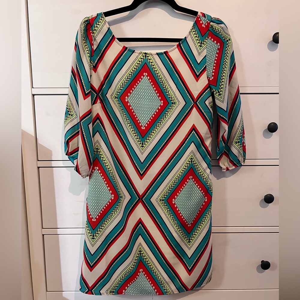 Colorful Shift Dress
